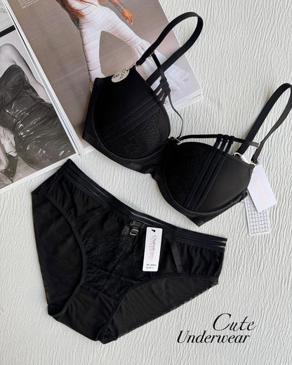 Elegant Padded Pushup Bra Panty Set (148)