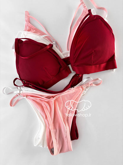 Front Buckle Bikini Set(38-40)(1806)(010)