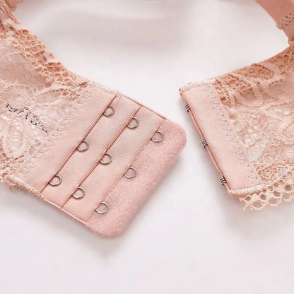 (36-42)B Elegant Padded Push-up Lace Bridal Bra( 164)*