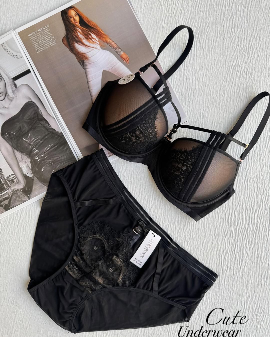 Elegant Padded Pushup Bra Panty Set (148)