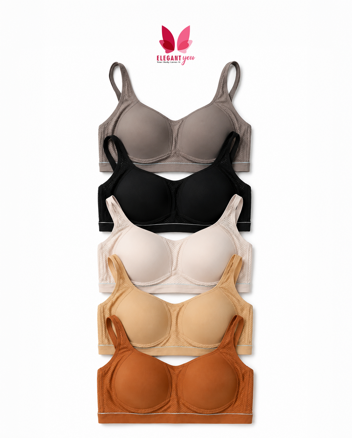 Thin Pad Non Wire Full Coverage Bra(097)