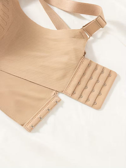 (34-42)size Seamless Lightweight Full Coverage Lifting Anti Glare Pushup Bra (059)