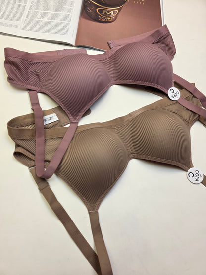 (36-42)C Cup Full Coverage  Thin Pad Non Wire Summer Bra (f20) (051)*