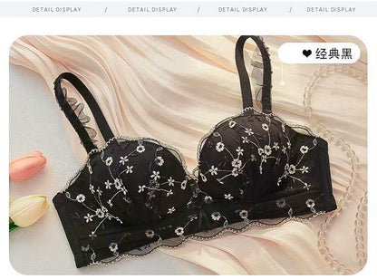 Pinteresty Embroided Bra Pabty Set (163)