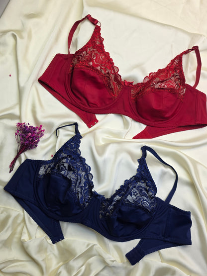 (38-44)D Beautiful Lacy Underwire Bra*