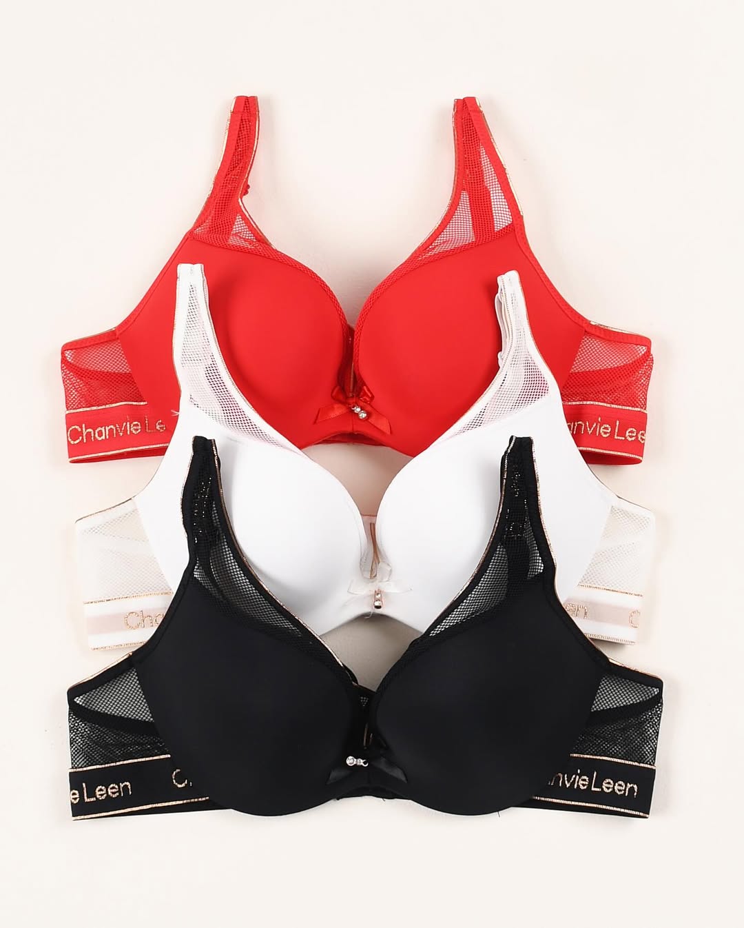 Chanvie Leen Soft Double Padded Pushup Wire Bra