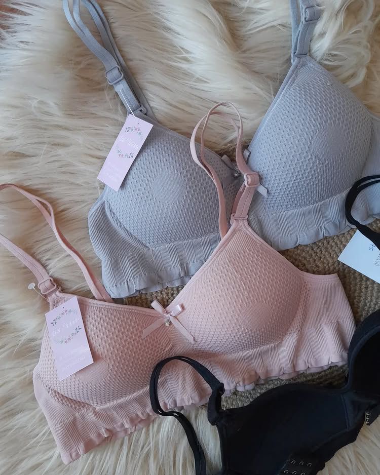 (30-36)size Double Strip  Full Coverage T Shirt Bra(089)