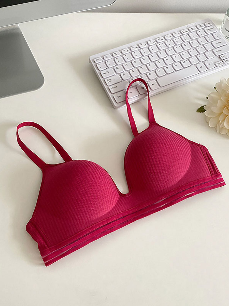 Daily wear Thin-Pad Non-Wired Seamless Bra