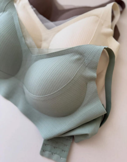 (40-42)size Seamless Lightweight Full Coverage Lifting Anti Glare Pushup Bra (053)*x