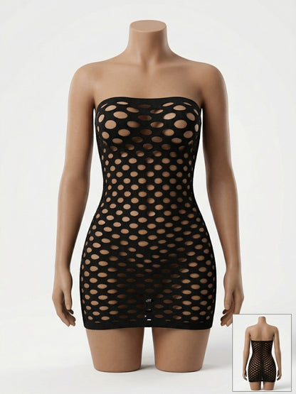 Half Body Mesh Stocking 8927