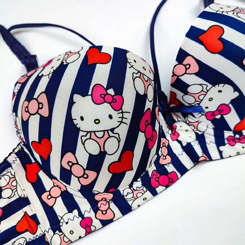 (36-42)b/c  size Hello Kitty Daily-wear Push-up Bra(144)