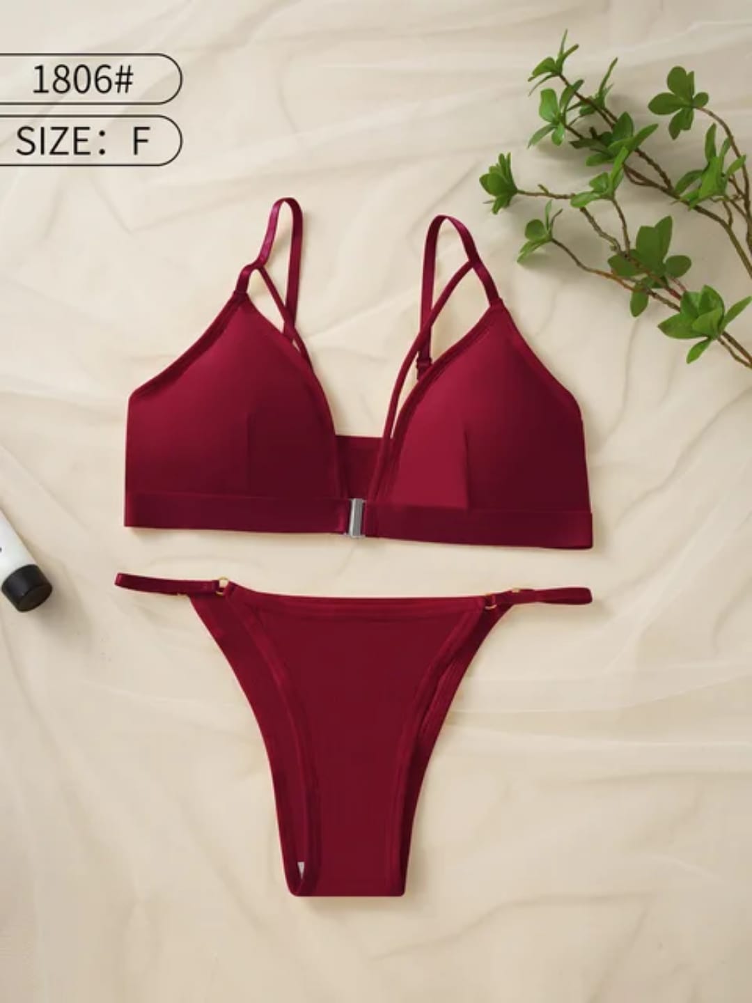 Front Buckle Bikini Set(38-40)