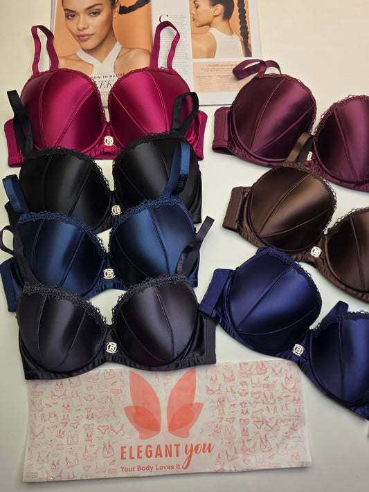 Binny's Premium Plus Size D Cup Underwire Bra*(153)