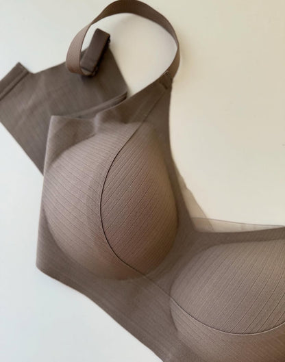 (40-42)size Seamless Lightweight Full Coverage Lifting Anti Glare Pushup Bra (053)*x