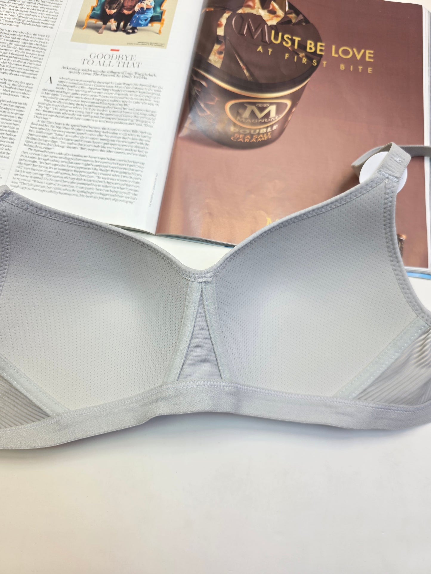 (36-42)C Cup Full Coverage  Thin Pad Non Wire Summer Bra (f20) (051)*