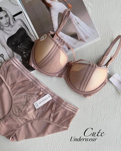 Elegant Padded Pushup Bra Panty Set (148)