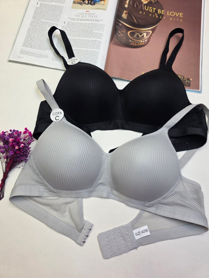 (36-42)C Cup Full Coverage  Thin Pad Non Wire Summer Bra (f20) (051)*
