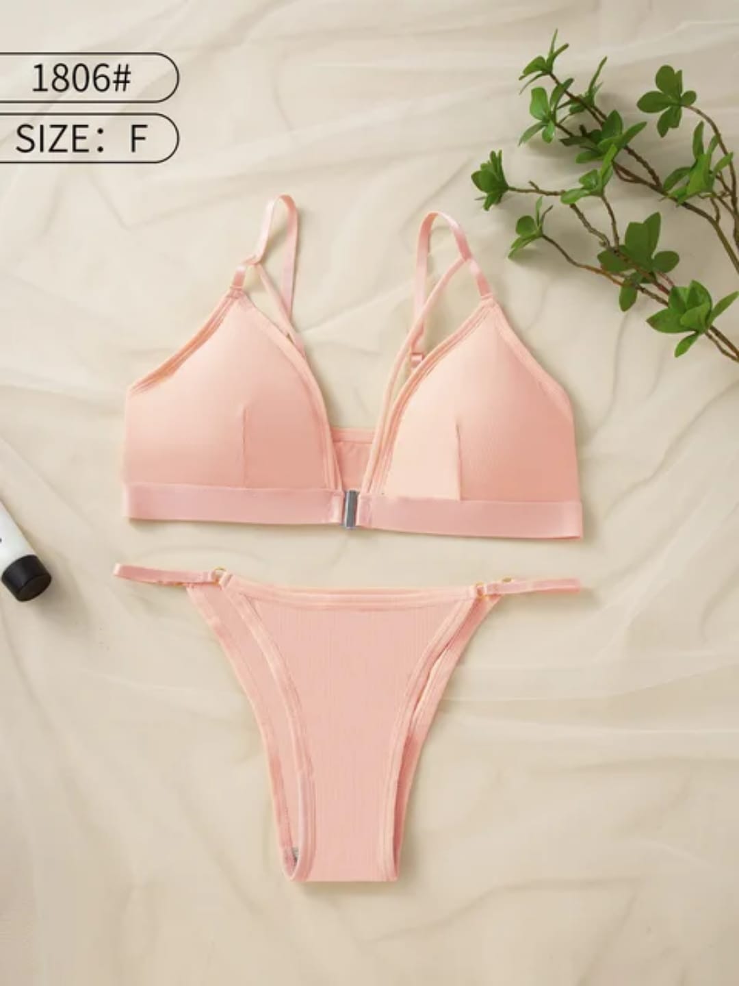 Front Buckle Bikini Set(38-40)