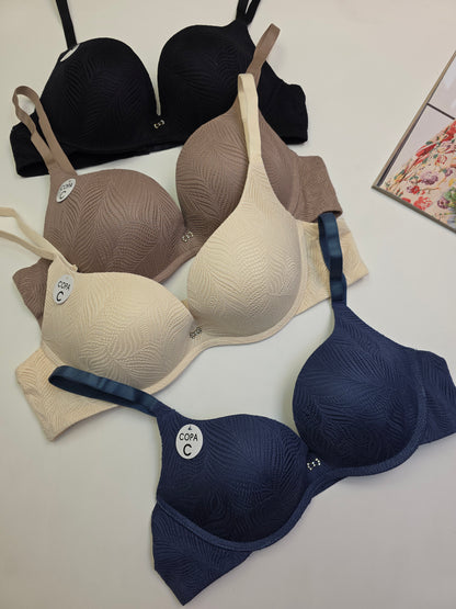 (38-42)C Chanvie Leen Sensitive Skin Soft Padded Pushup Wired Bra (166)*