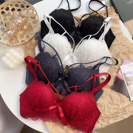 Bridal Criss Cross Straps Fashion Bra Panty Set