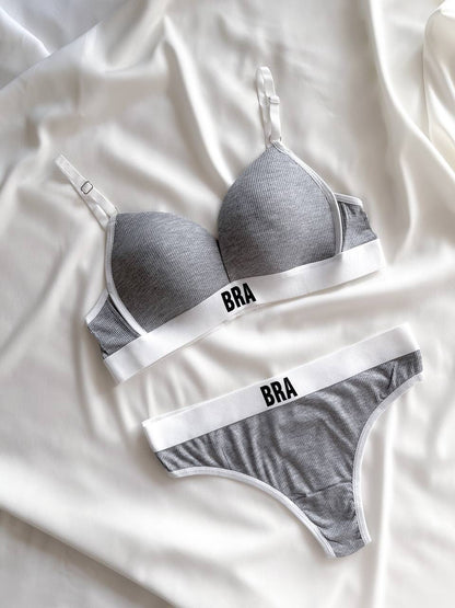 Cozy Sports Wireless bra and panty set