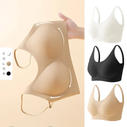 (32-38)b Seamless No Rash Comfort Jelly Bra(316)*