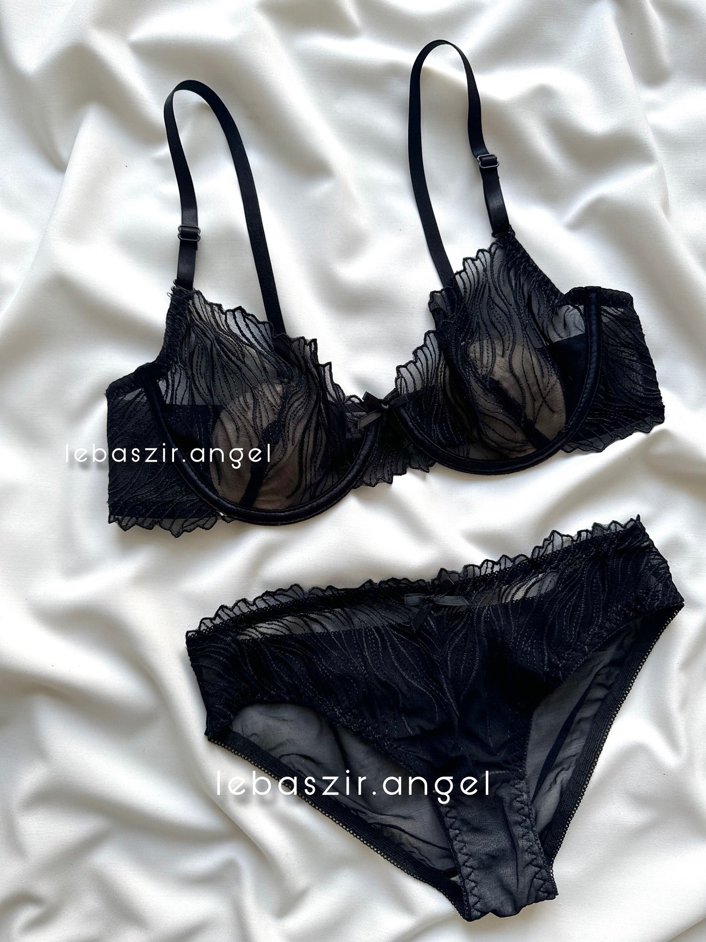 (34-38)b Premium Luxury Bra Panty Set