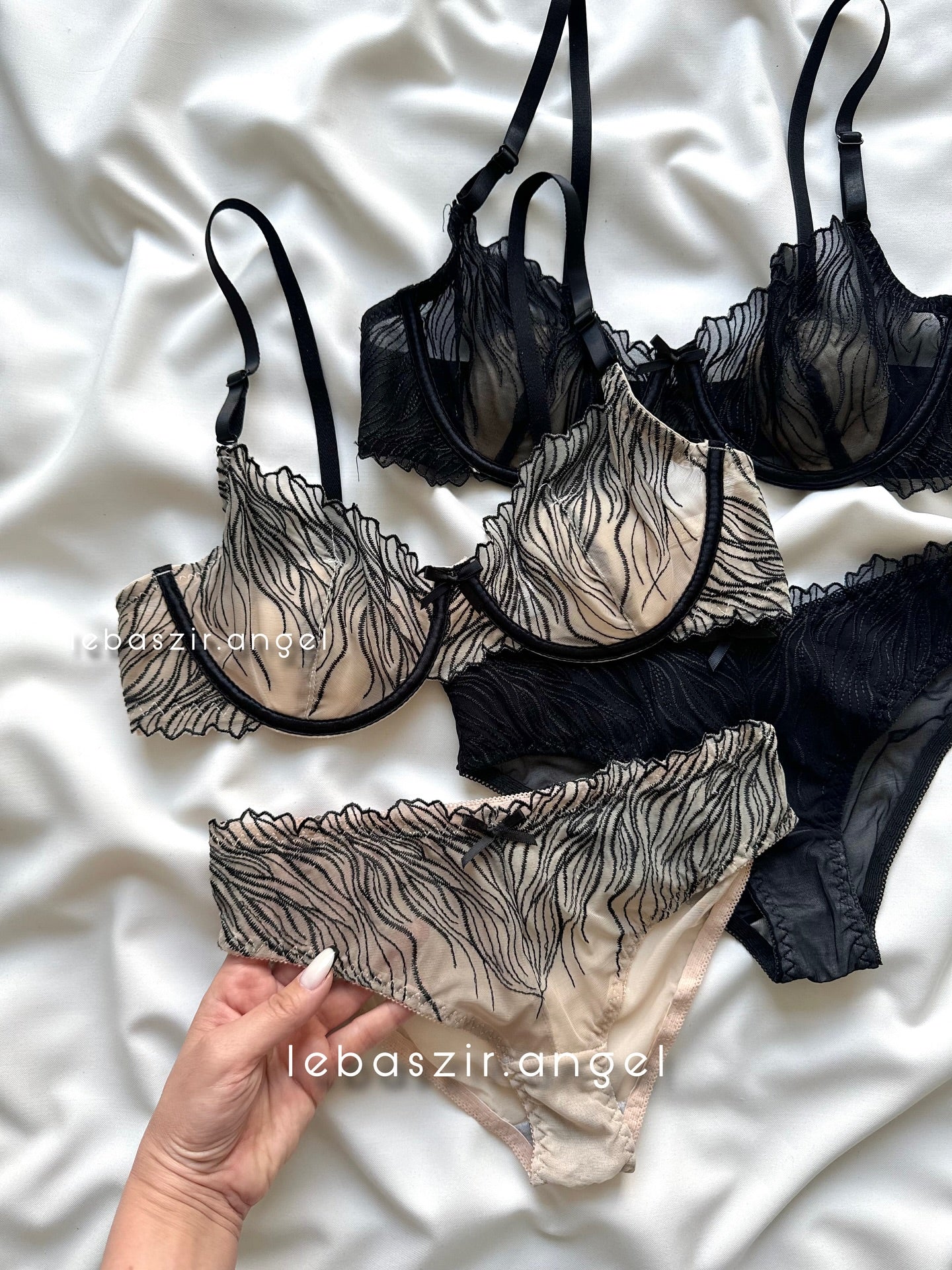 (34-38)b Premium Luxury Bra Panty Set