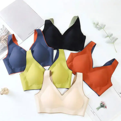 (32-42) Seamless Hand Pushup Super Comfortable Bra Without Wire (055)