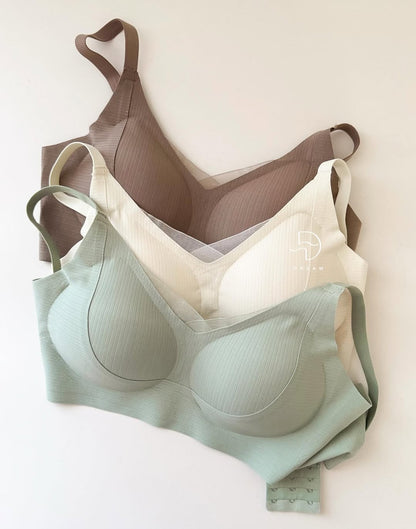 (40-42)size Seamless Lightweight Full Coverage Lifting Anti Glare Pushup Bra (053)*x