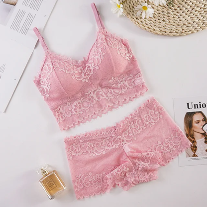 Flower Pattern Bralette Without UnderwearFree Size For (30-36)