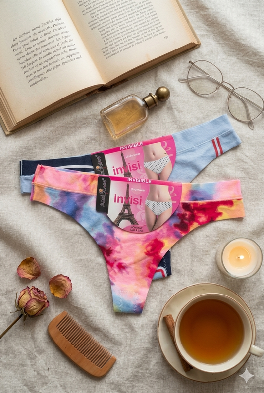 Funky Print Thong Underwear