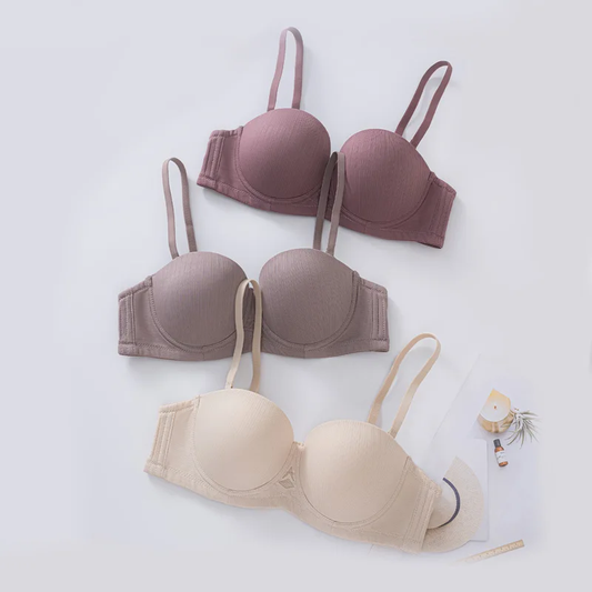 (34-38)b Half Cup Padded Pushup Wire Bra (137)