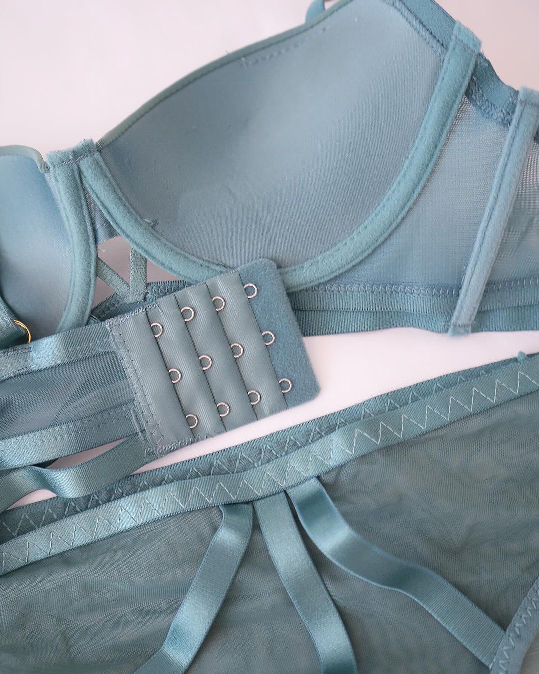 (32-36)b  size Elegant Padded Pushup Bra Panty Set (053)