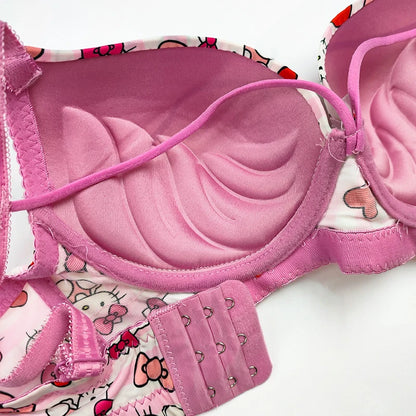 (36-42)b/c  size Hello Kitty Daily-wear Push-up Bra(144)