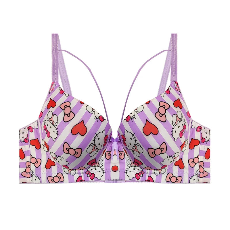 (36-42)b/c  size Hello Kitty Daily-wear Push-up Bra(144)
