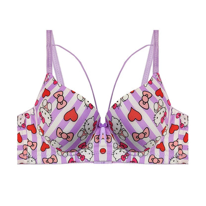 (36-42)b/c  size Hello Kitty Daily-wear Push-up Bra(144)