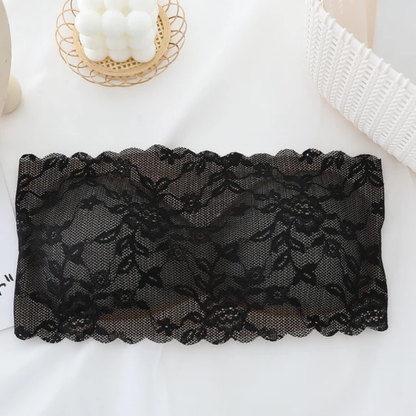 Elegant Flower Pattern Seamless No Hook Bra Free size For (28-36)