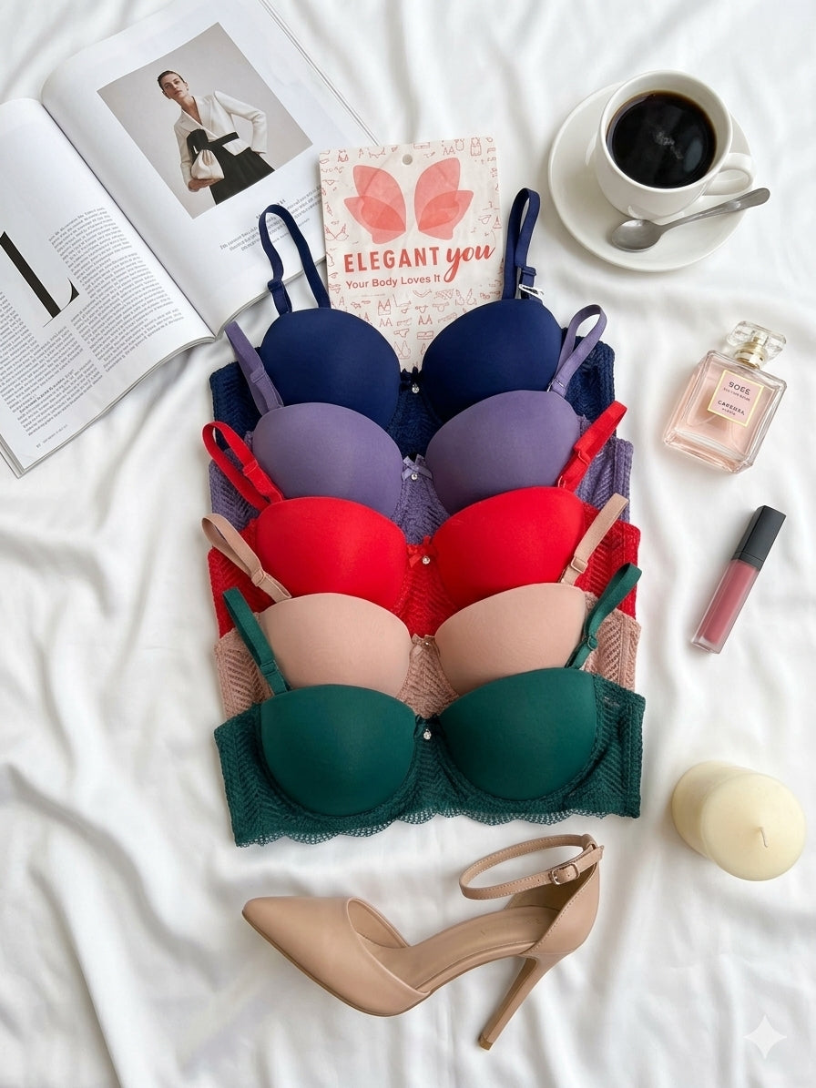 (36-42)B Half Cup Lacy Bra(165)