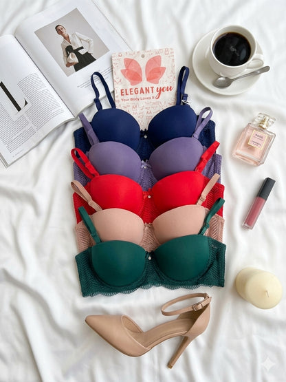 (36-42)B Half Cup Lacy Bra(165)