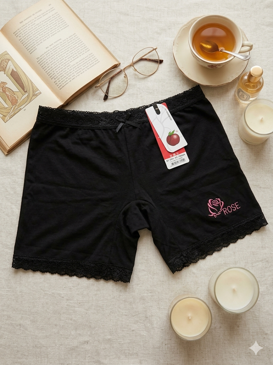 Black Rose Cotton Breathable Boxers