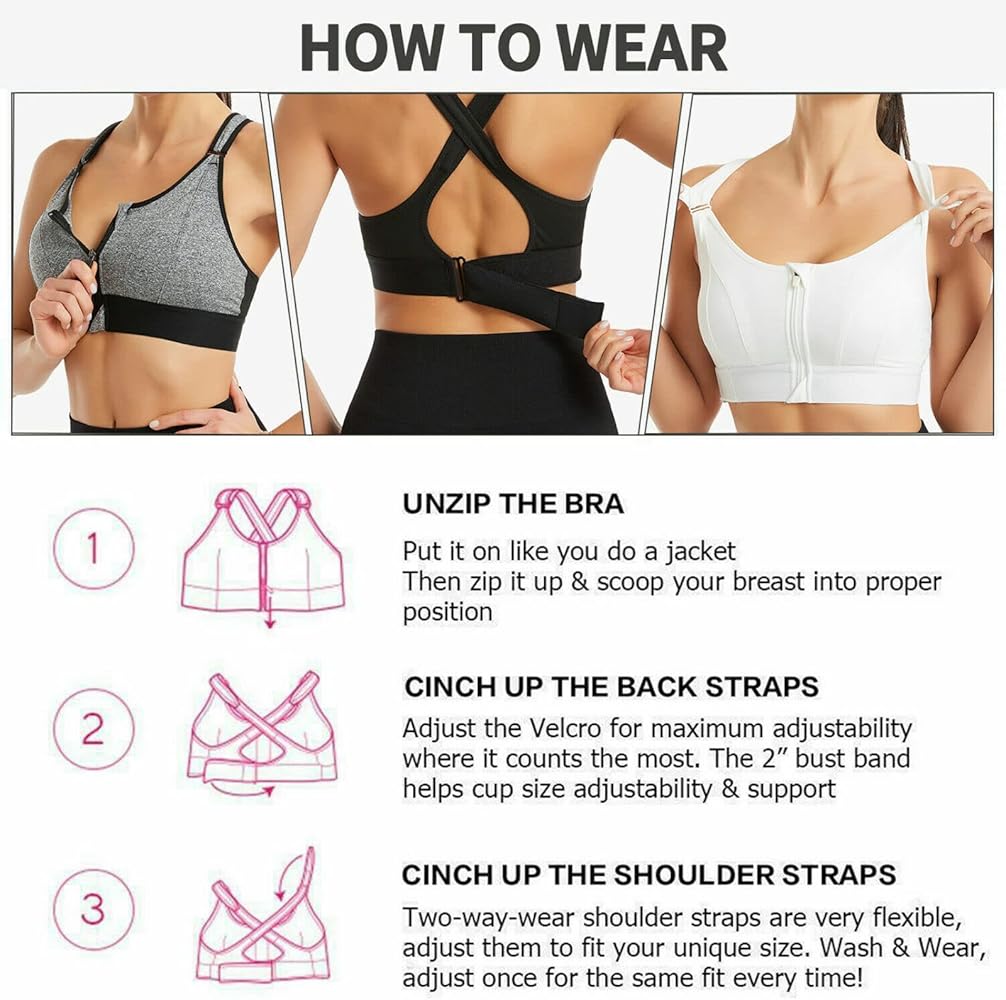 High Impact, Ultimate Comfort Sports Bra (050)