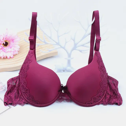 (32-36)b Padded Pushup Lacy Straps Bra(137)