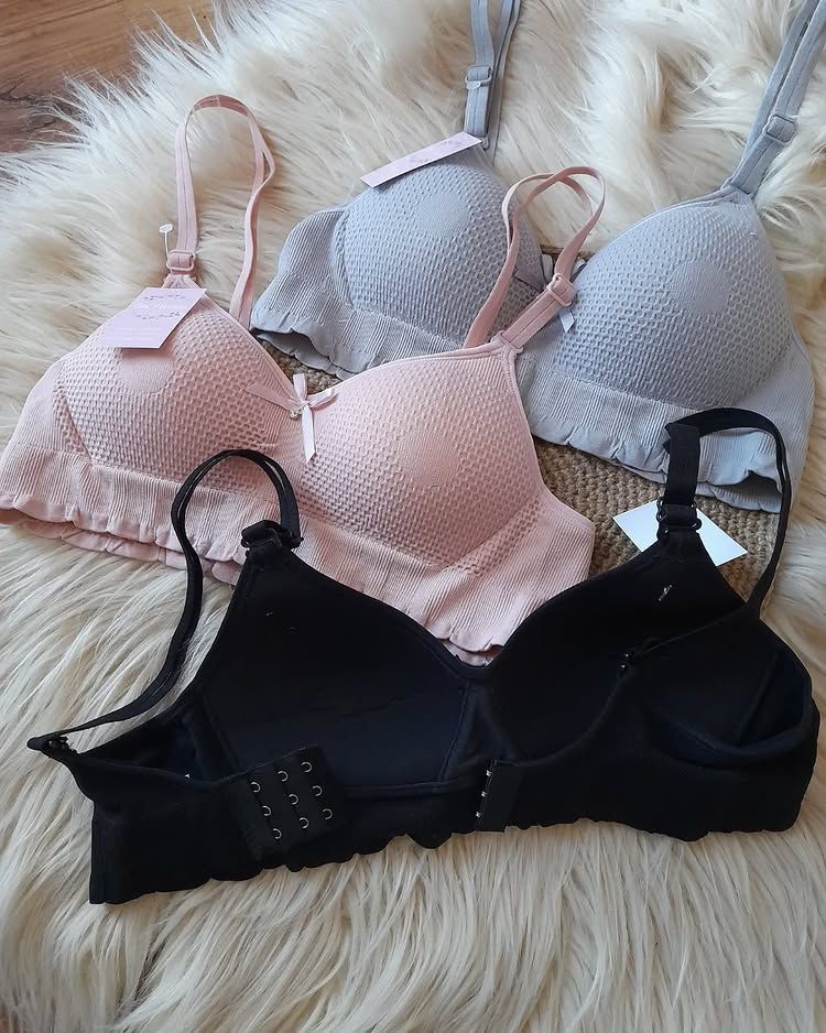 (30-36)size Double Strip  Full Coverage T Shirt Bra(089)