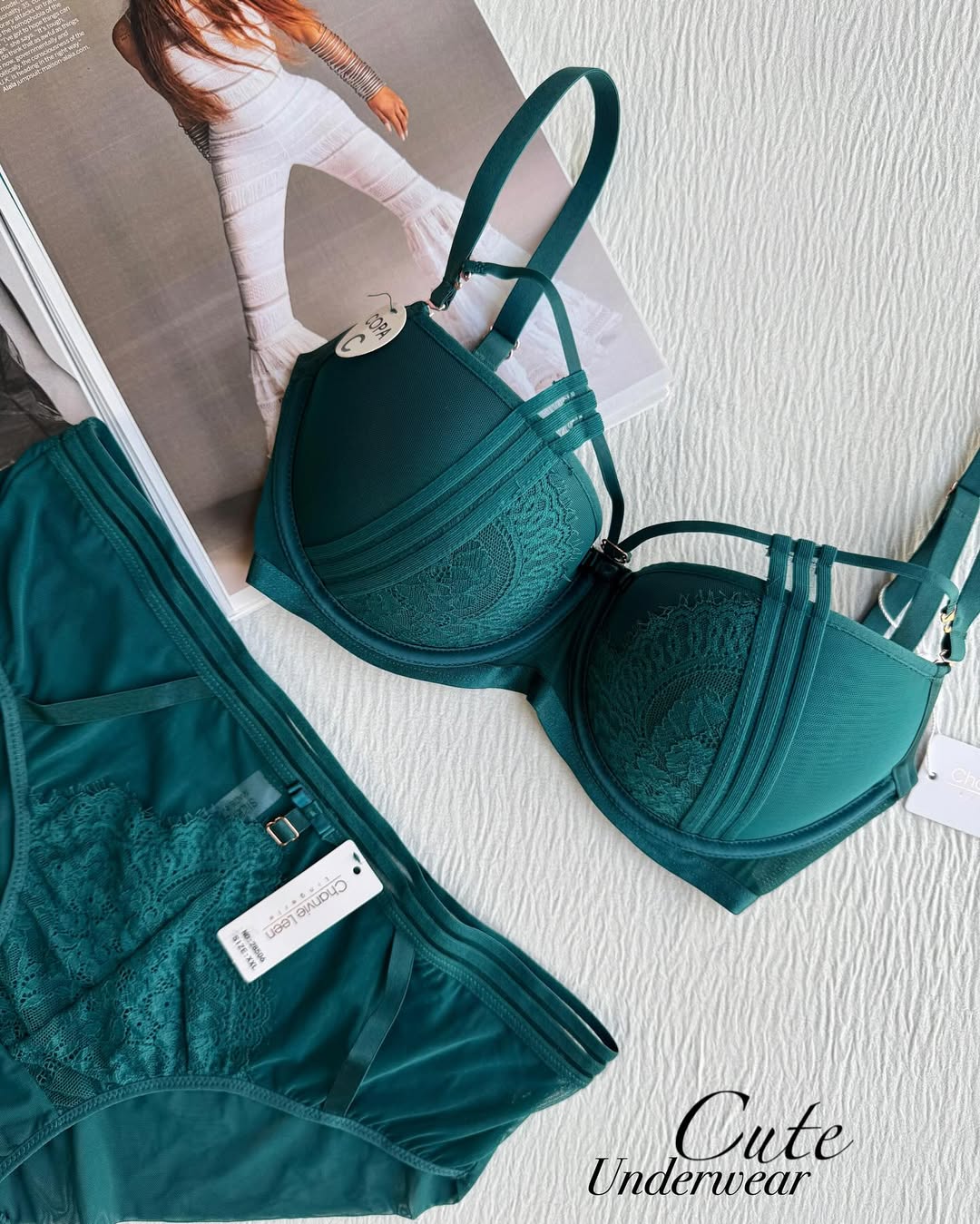 Elegant Padded Pushup Bra Panty Set (148)