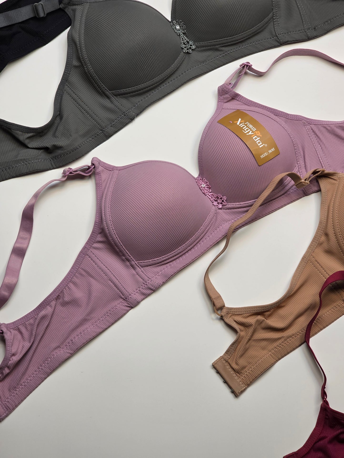 (34-38)b Round cup T shirt Bra (068)