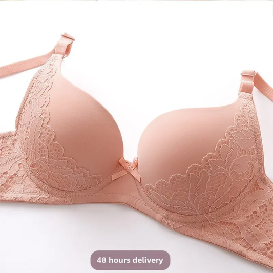 (32-36)b Padded Pushup Lacy Straps Bra(137)