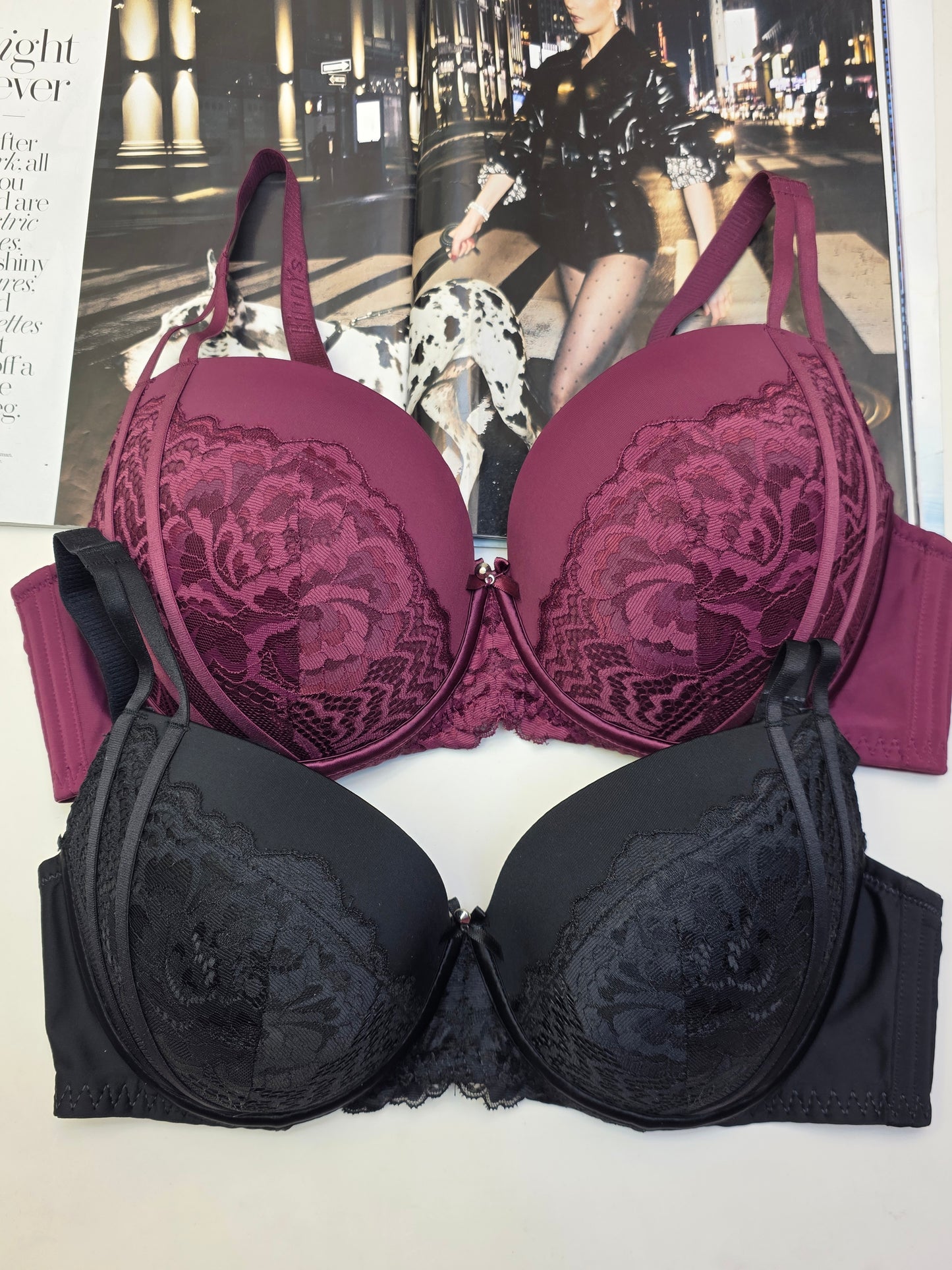 (36-42)D Cup Size Light Padded Full Coverage Binny's Bra (172)