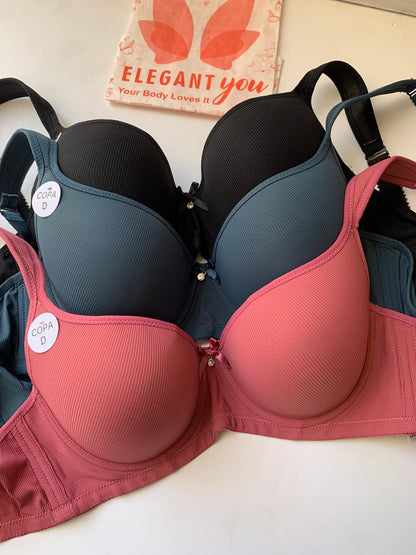 (36-44)D Plus Size Posture Corrector Bra 8027D(143)