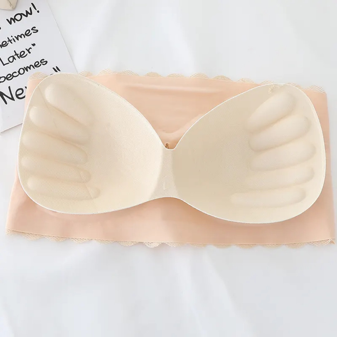 Elegant Flower Pattern Seamless No Hook Bra Free size For (28-36)